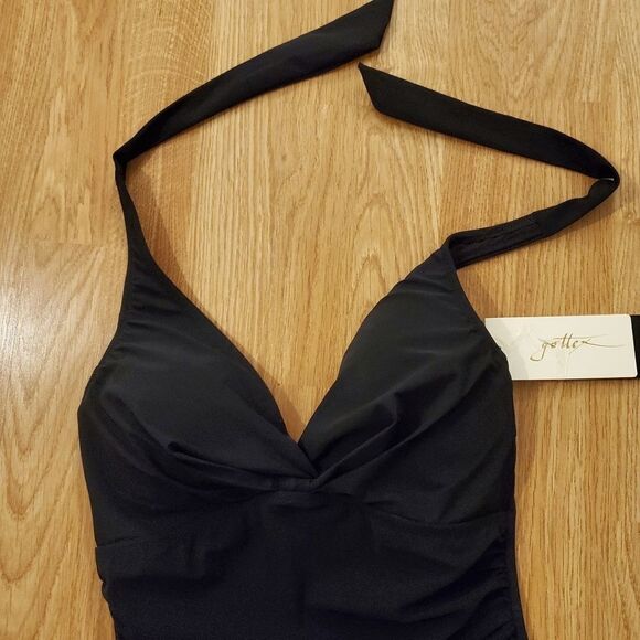 Profile by Gottex Halter Swimdress sz 10. - Picture 4 of 14